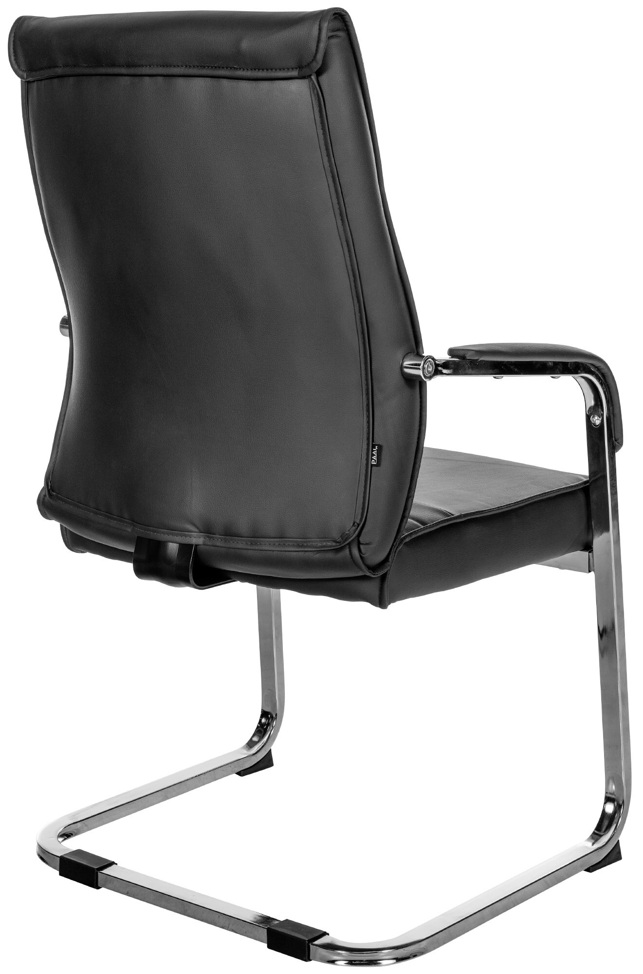 CLP 2er Set Freischwinger Besucherstuhl Hobart I Stoff- oder Kunstlederbezug, Chromgestell, Armlehnen Gepolstert I Ergonomischer Schwingstuhl