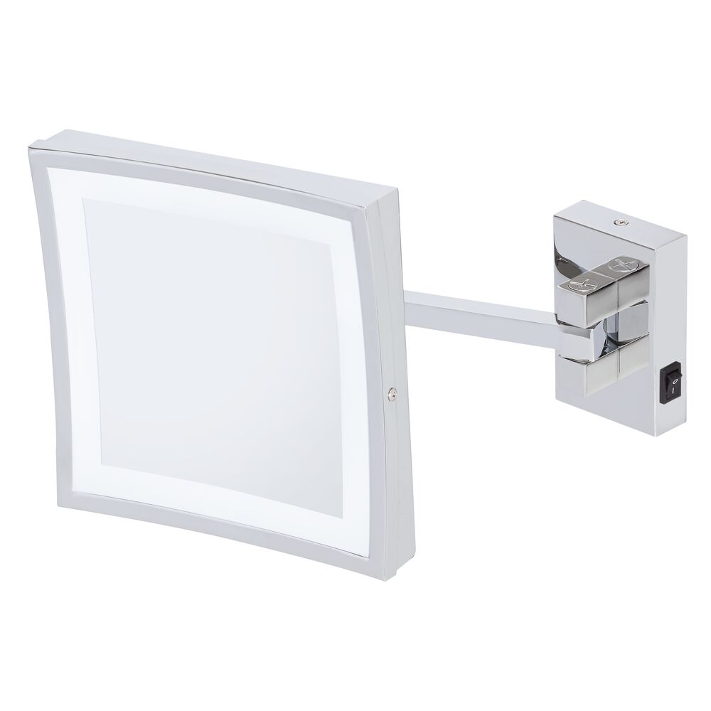 Geesa Mirror scheerspiegel 2-armig 5x vergrotend chroom