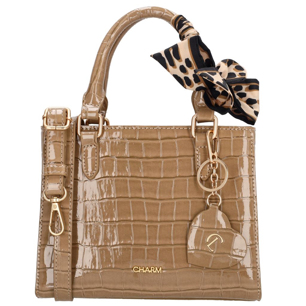 Charm London Knightsbridge Handtas S Taupe