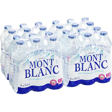 Eau minérale Mont Blanc 50 cl - 24 bouteilles