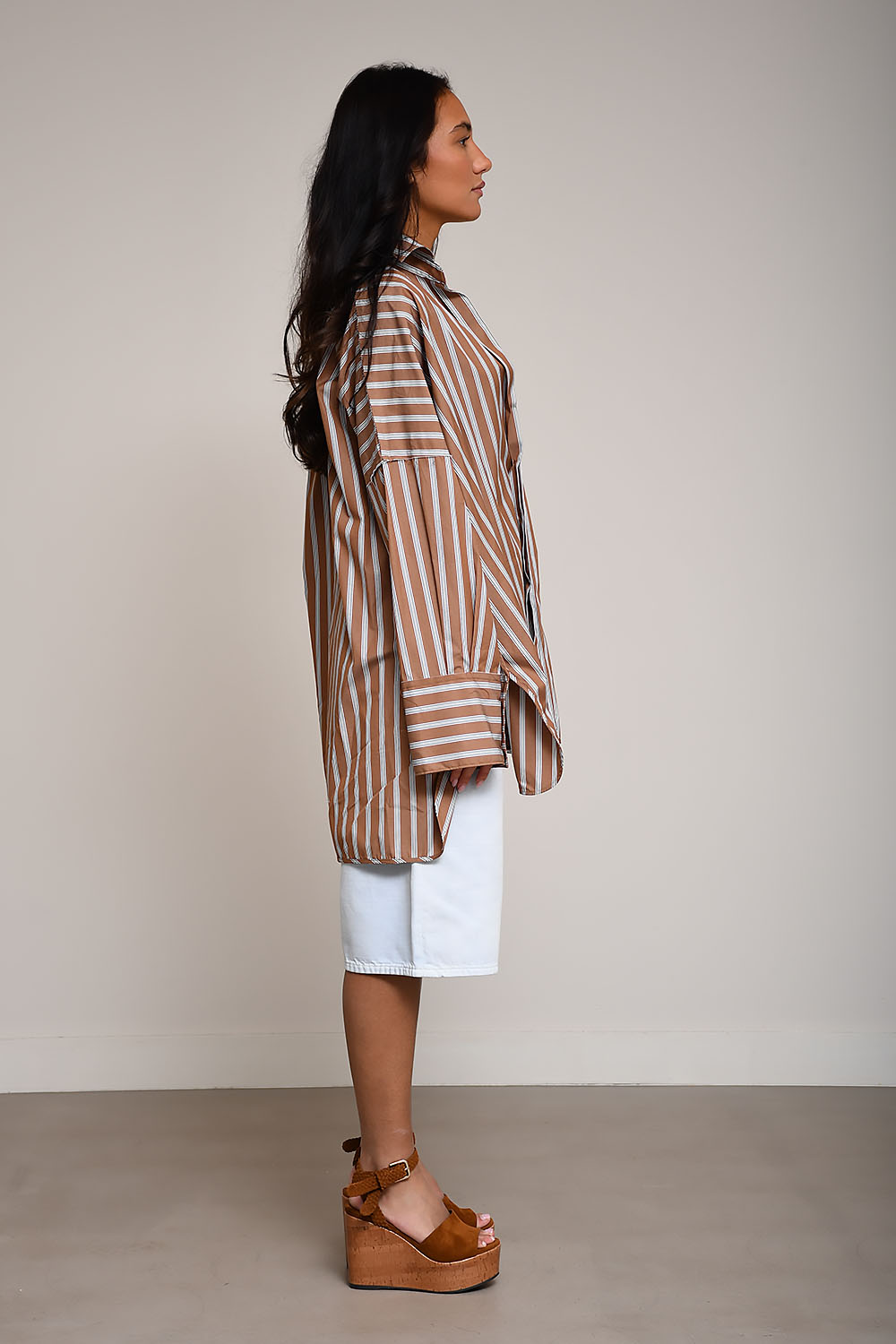 Orlando stripped cotton shirt