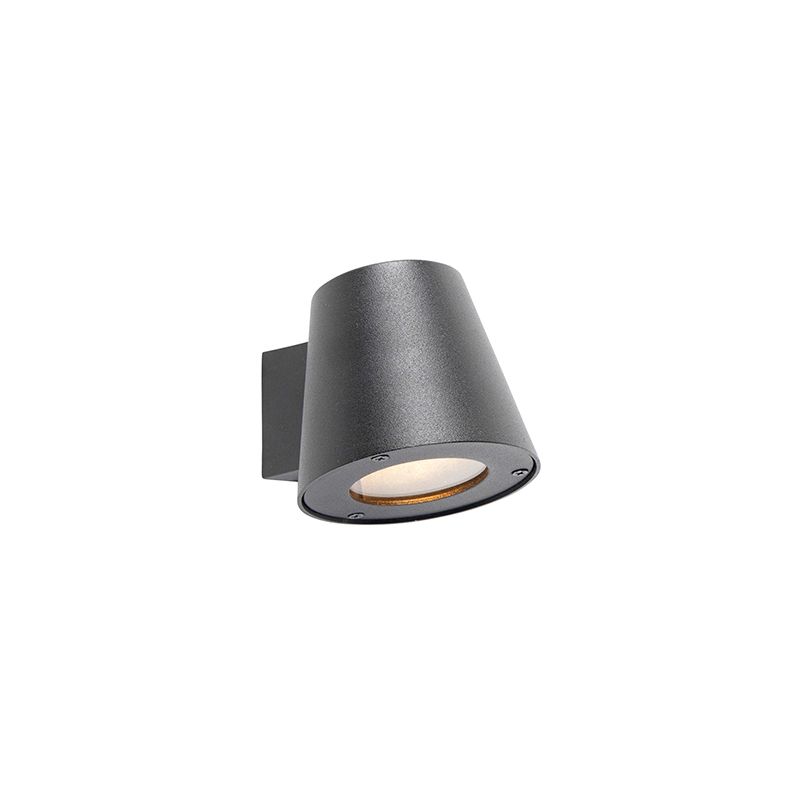 Moderne buitenwandlamp zwart IP44 - Skittle