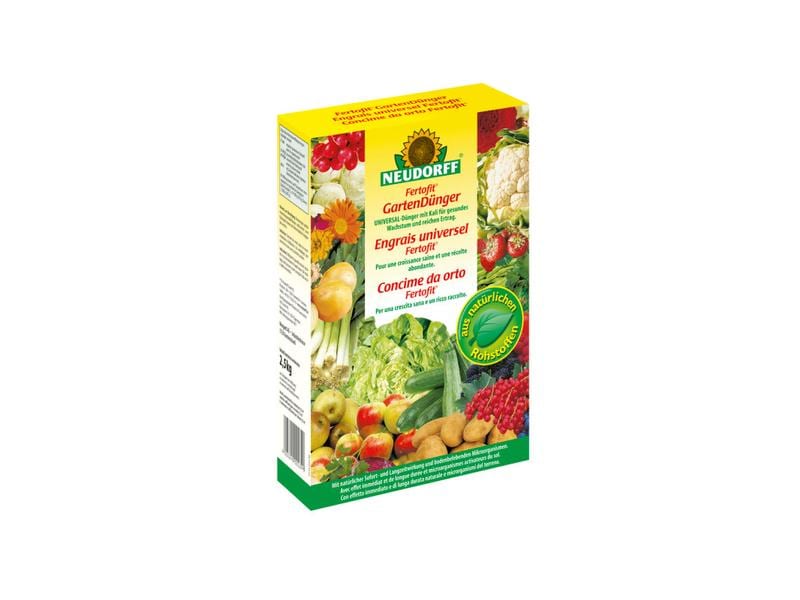 Neudorff Dünger Fertofit, 2.5 kg Organischer NPK-Dünger 7-3-6 aus natürlichen Rohstoffen für den ganzen Garten