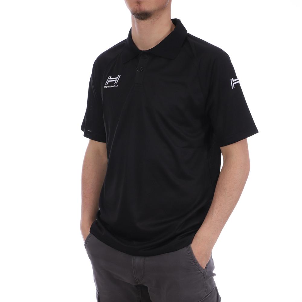 Hungaria Polo Noir Homme Hungaria Training Premium