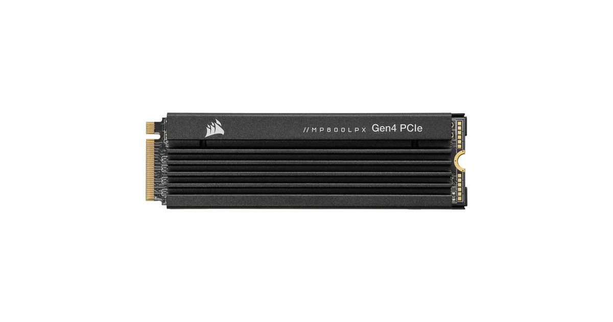 CorsairMP600 PRO LPX, 2 TB SSD  (Zwart, CSSD-F2000GBMP600PLP, M.2 2280, PCIe 4.0 x4)