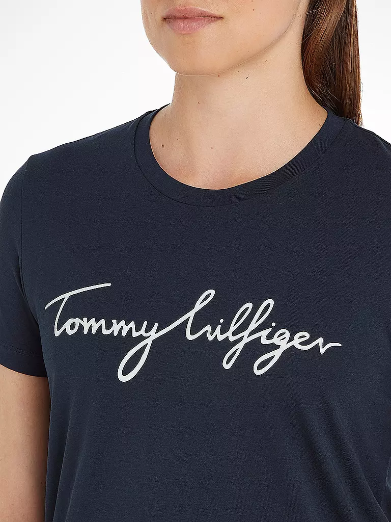 TOMMY HILFIGER T-Shirt  Regular Fit  blau