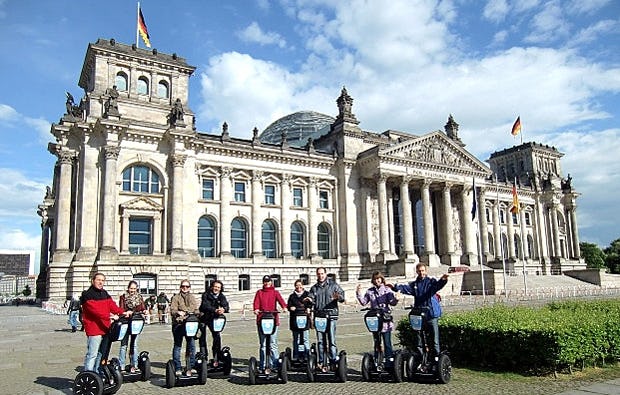 Segway Wintertour in Berlin als Geschenkidee