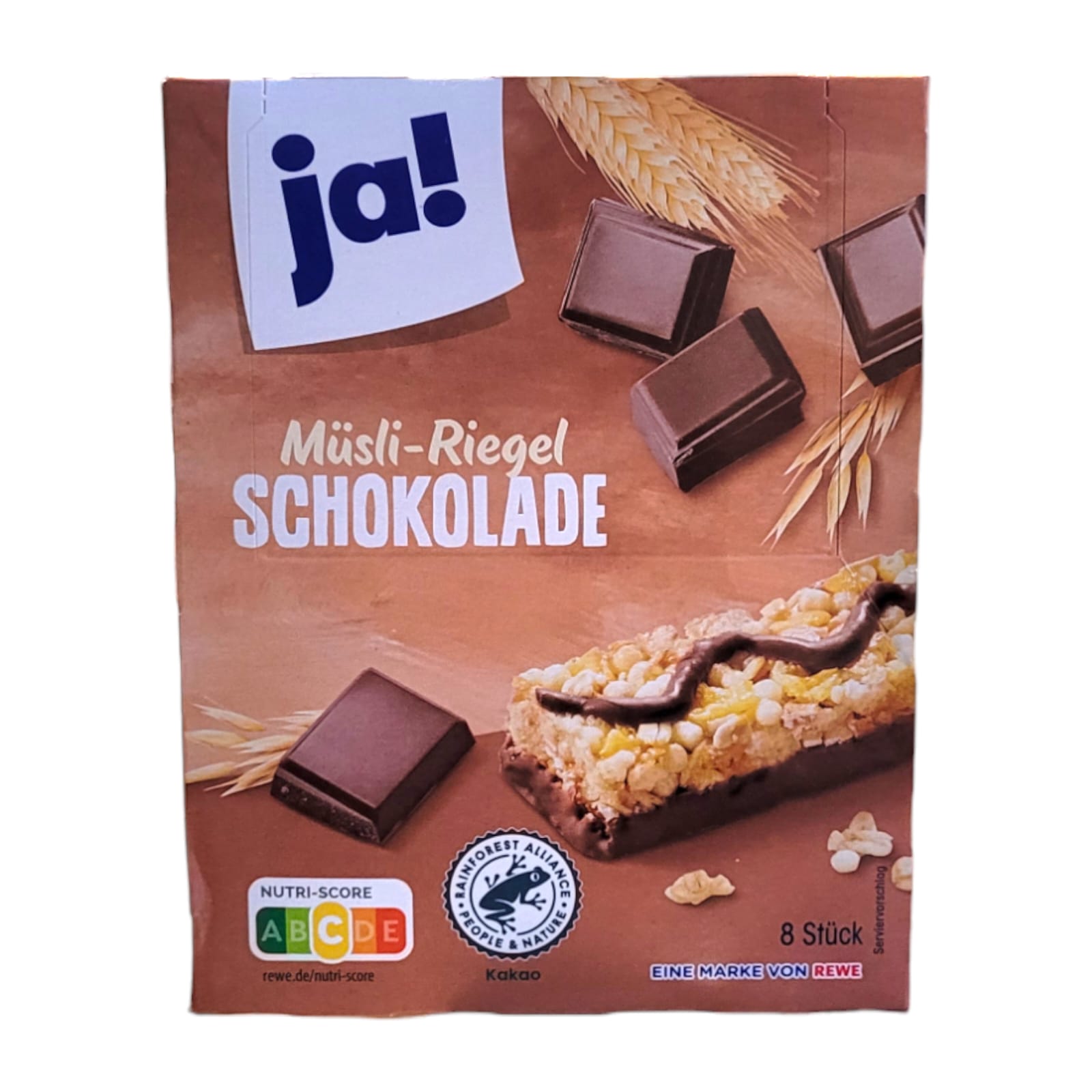 ja! Müsli-Riegel Schokolade 8x25g MHD:7.6.25