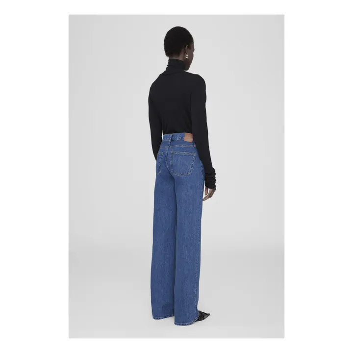 Anine Bing Jean Hugh Coton Bio | Bleu