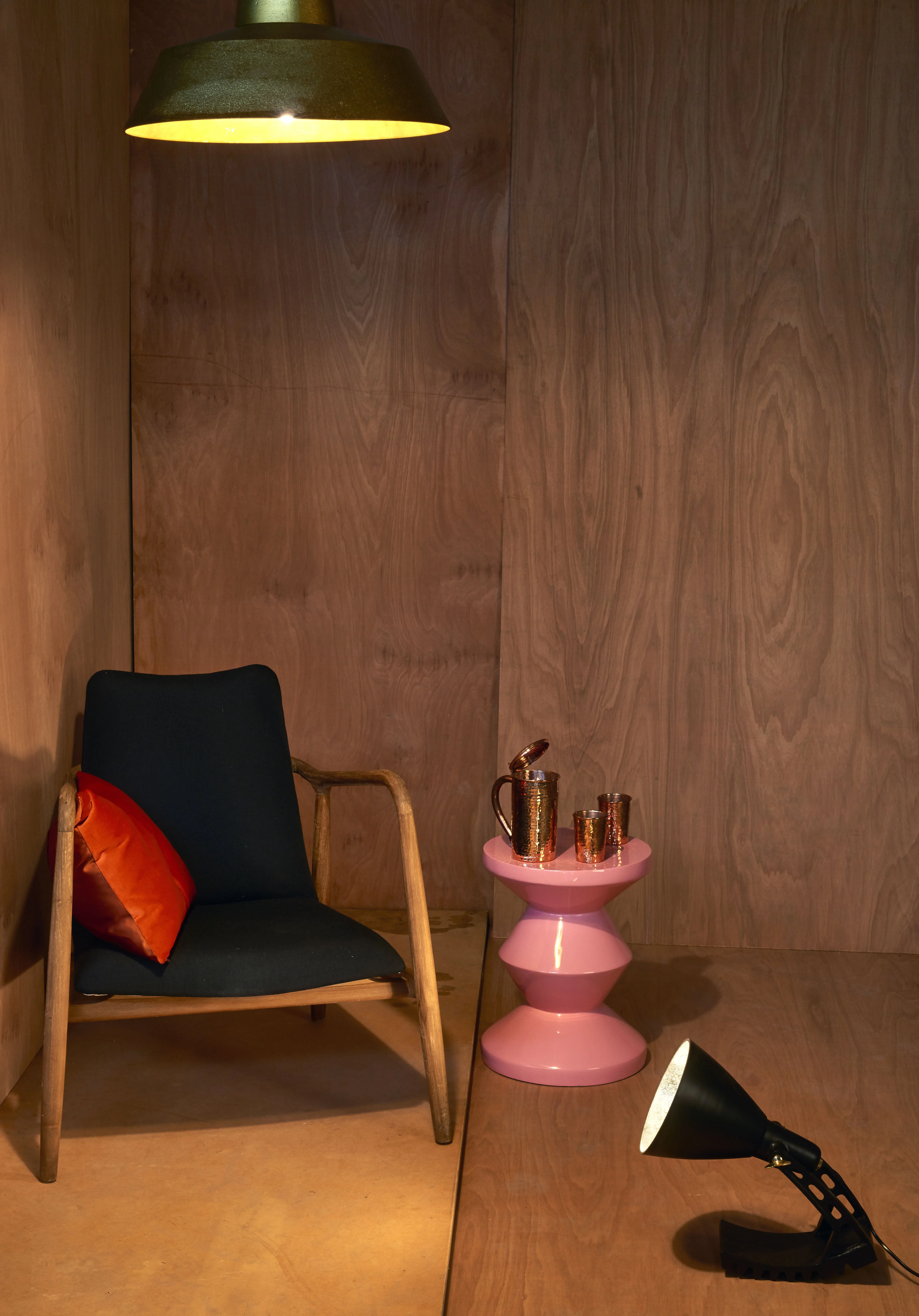 ZIG ZAG - Table d'appoint | Rose