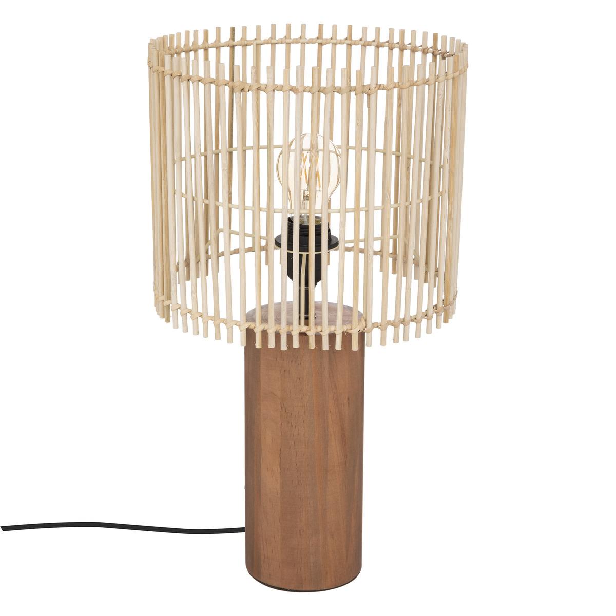 LAMPE DROITE DAVYS NATUREL H.48CM