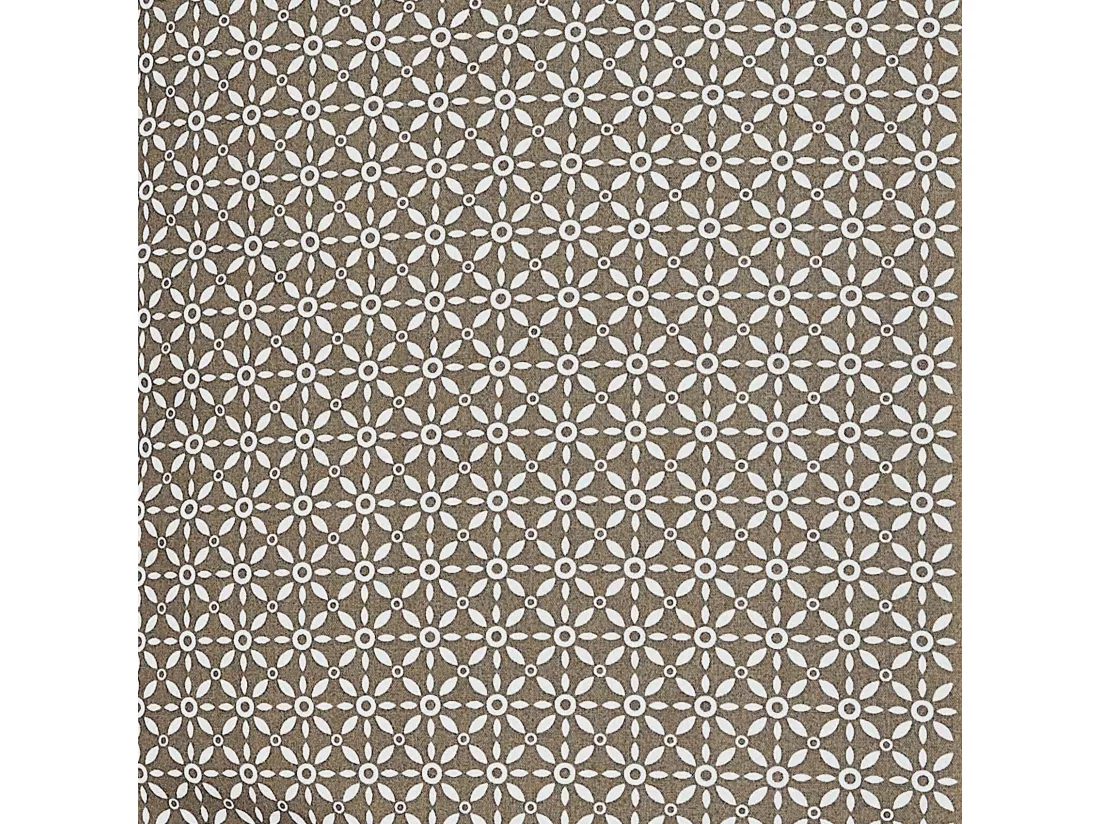 Taie de traversin en percale au style graphique