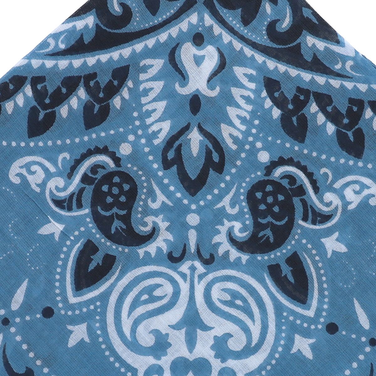 Foulard bandana bleu - Petit format Le petit Souk