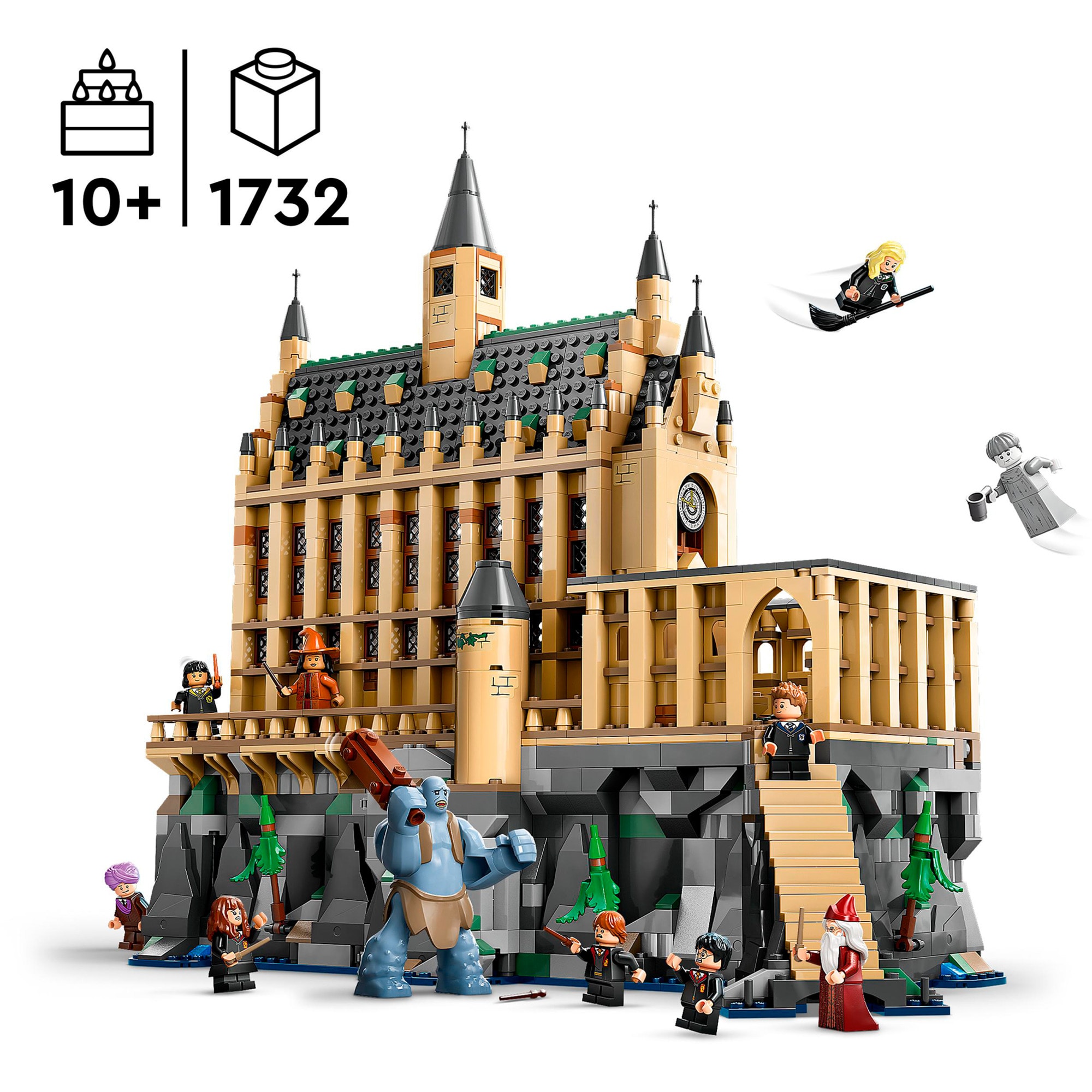LEGO Konstruktionsspielzeug Harry Potter Schloss Hogwarts: Die Große Halle