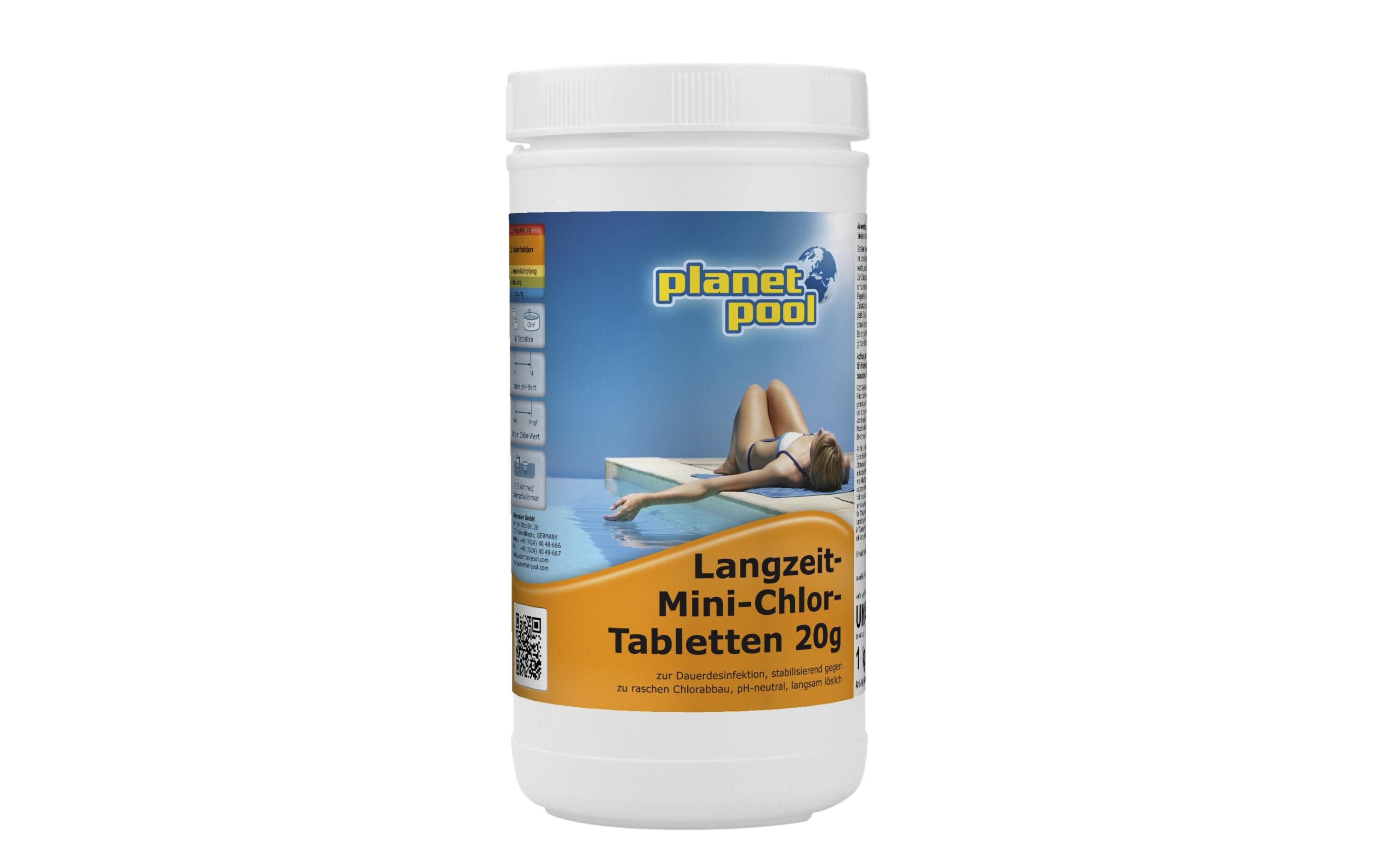 Langzeit-Chlor-Tabletten 20 g / 1 kgLangzeit-Chlor-Tabletten 20 g