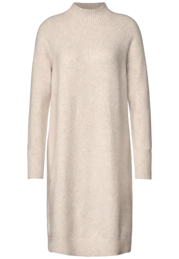 Raglan Strickkleid - whisper cream melange