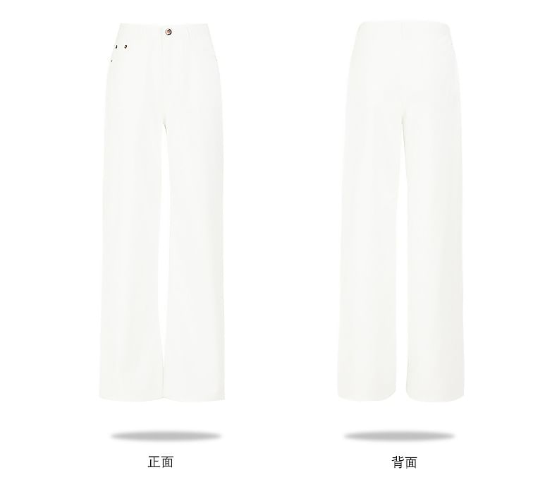 Denimot - High Waist Wide Leg Jeans (Diverse designs)