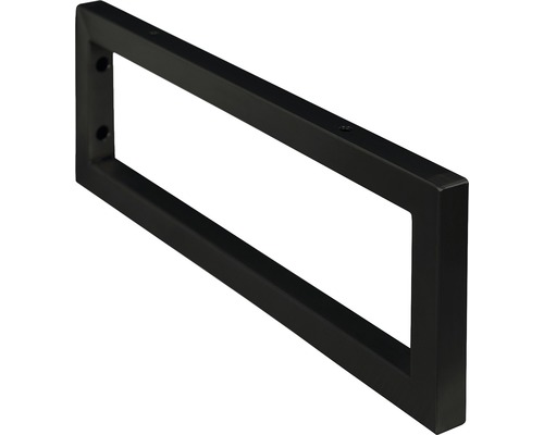 Houder voor wastafelblad, matzwart, 44 cm