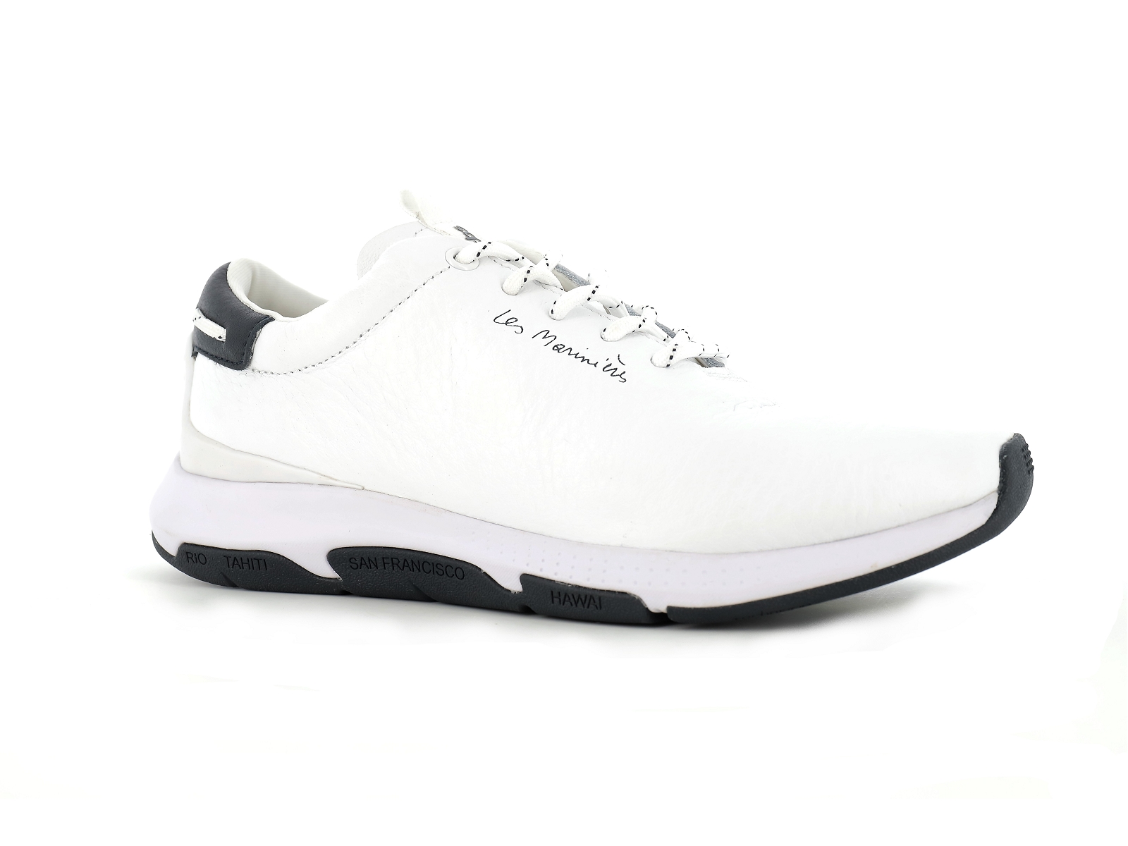 Tbs-JAZZRUN Cuir Blanc