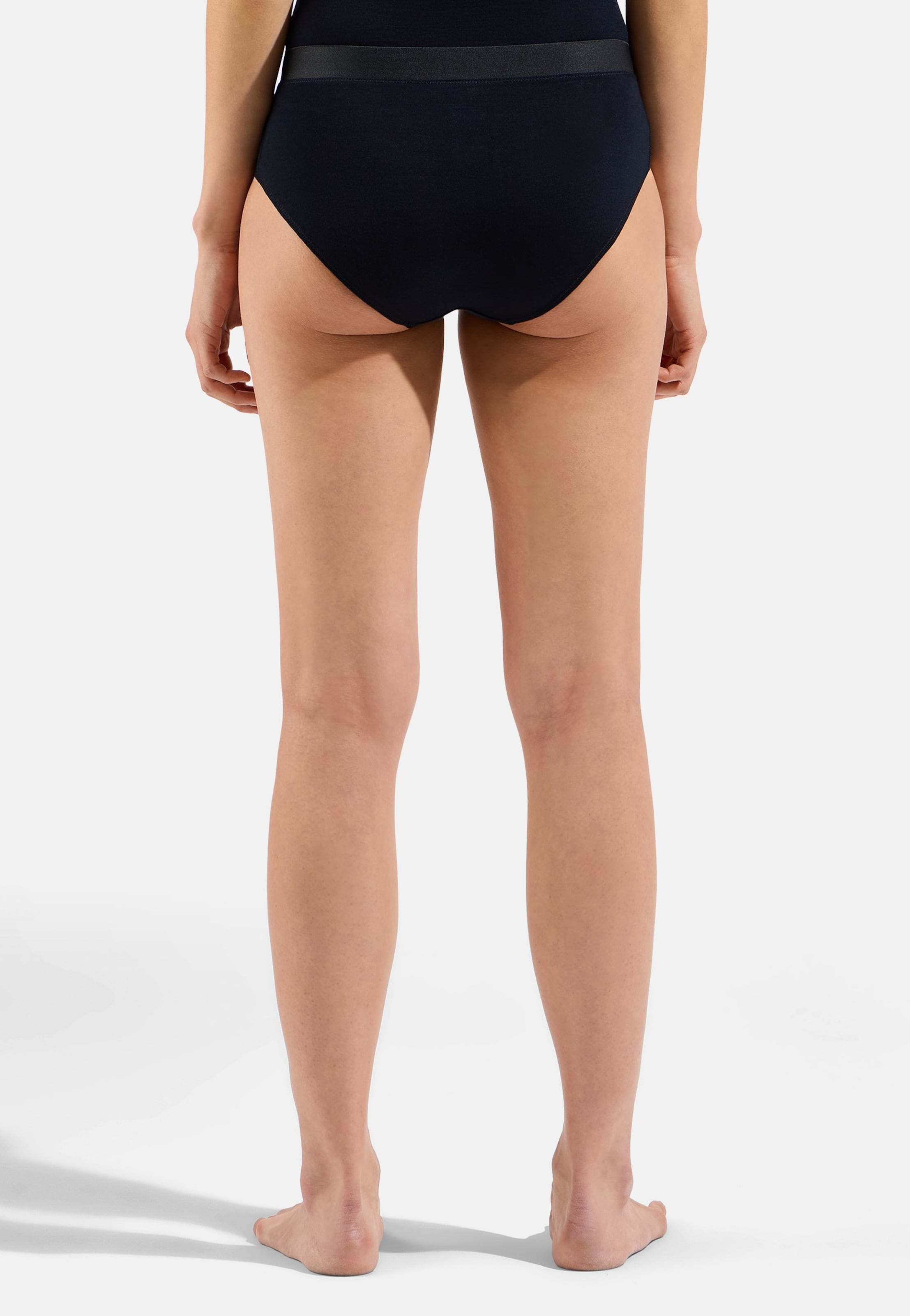 Natural Merino 160 Panty in black