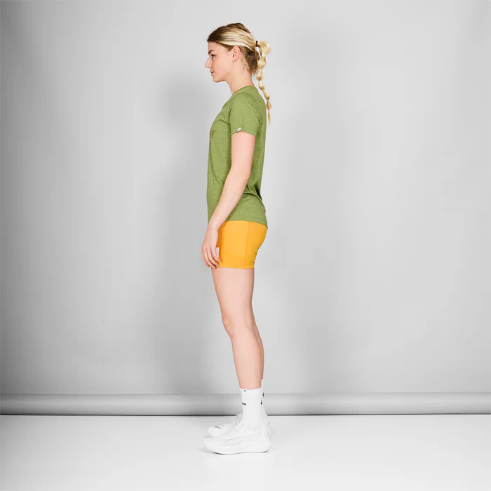 saysky logo combat t shirt dame 634 nwrss30 green melange