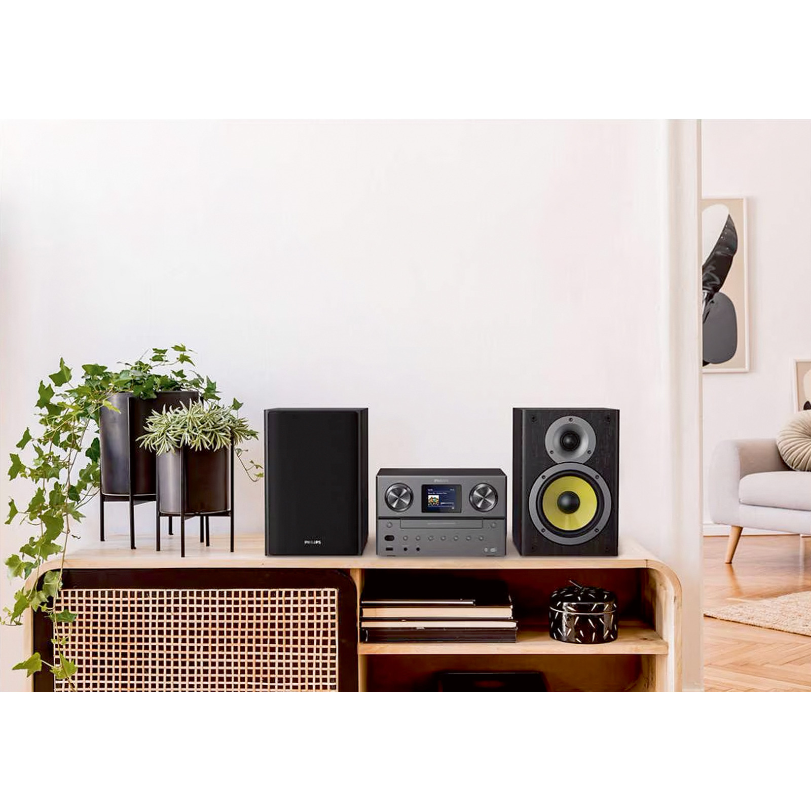 Philips Micro-HiFi Anlage TAM8905/10 Schwarz