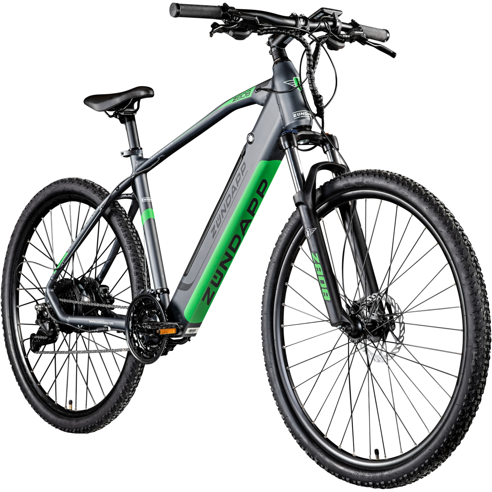 ZÜNDAPP E-Mountainbike Z808 650B - schwarz-grün - 29