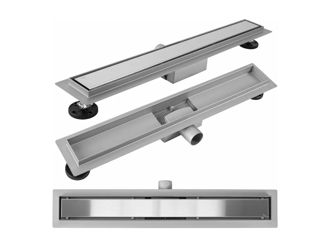 Drain Linéaire Rea Neox 1000 Brush Steel