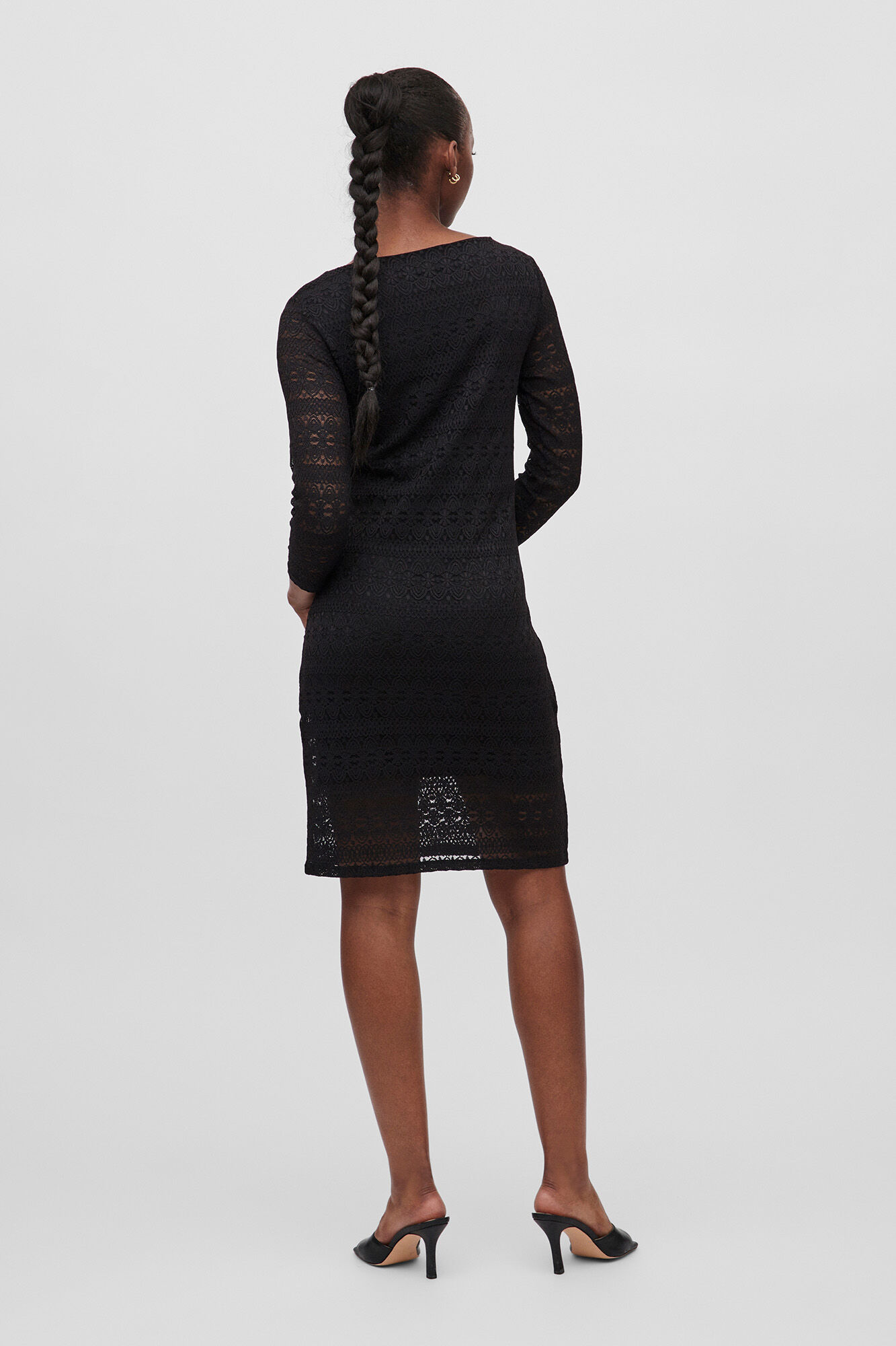 Vestido Villa Lace - Preto