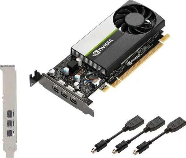 PNY VCNT400-4GB-PB, T400, 4 GB, GDDR6, 64 Bit, 7680 x 4320 pixel, PCI Express x16 3.0