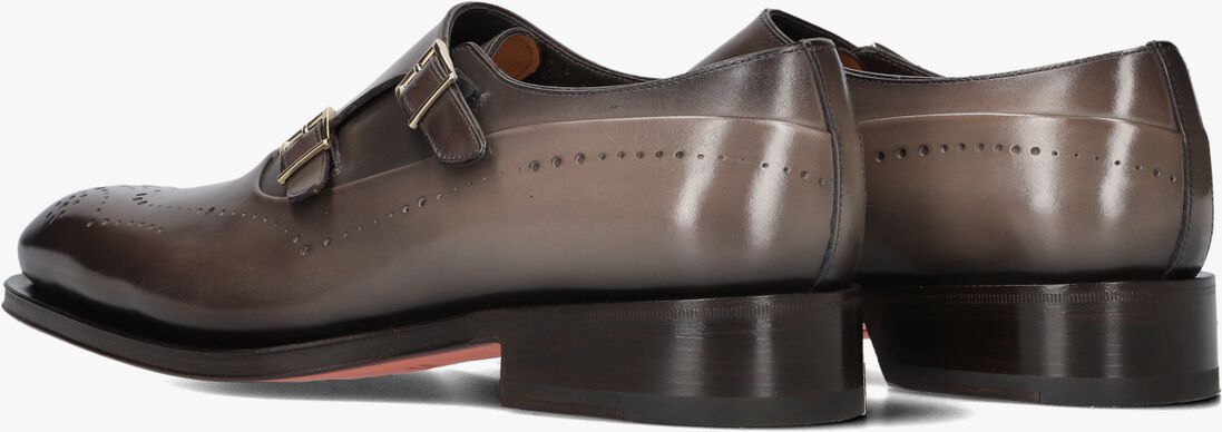bruine santoni nette schoenen 19150