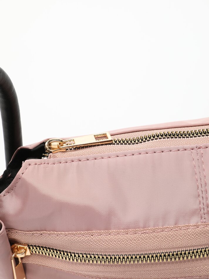 Bolsa transversal básica - Rosa antigo
