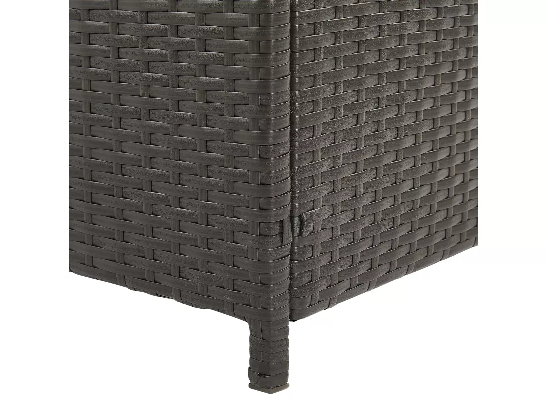 Coffre de rangement MODENA 126 cm 46 cm Marron
