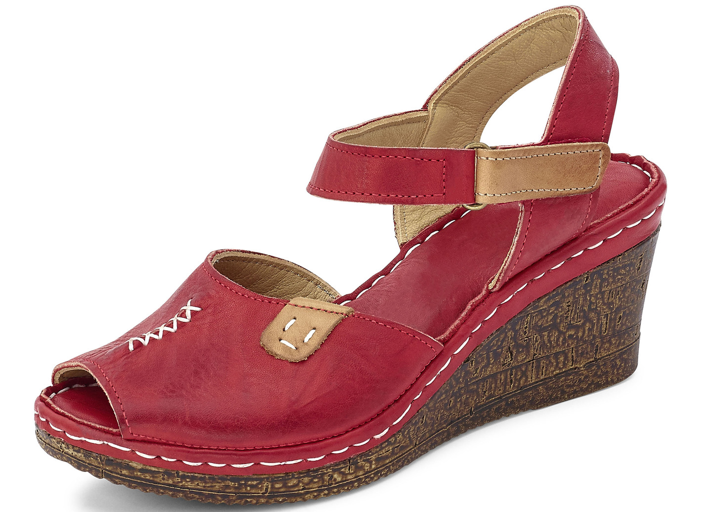 Gemini Sandalette aus schattiertem Rind-Nappaleder