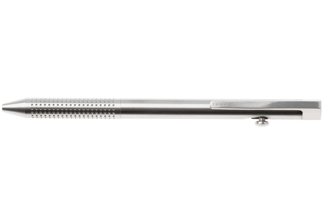 The James Brand The Kent CO322908-10 Silver Stainless Steel, Bolt Action, pen