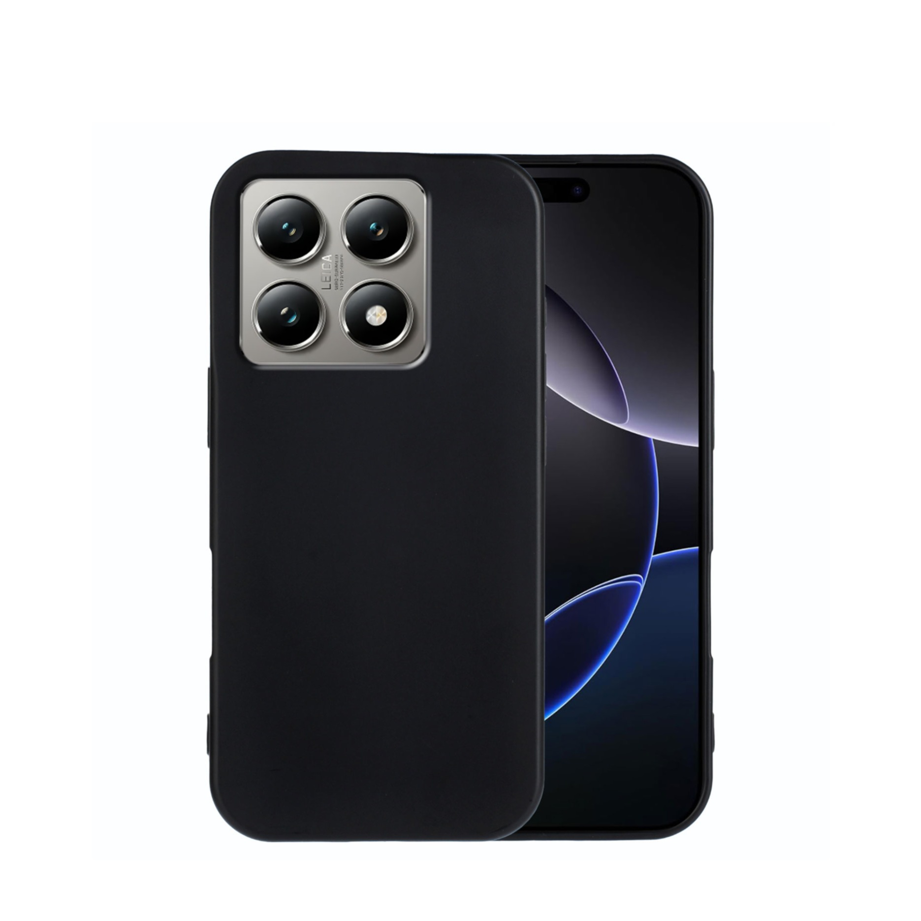 Xiaomi 15T Soft Touch Gummi Case Hülle - Schwarz (Matt)
