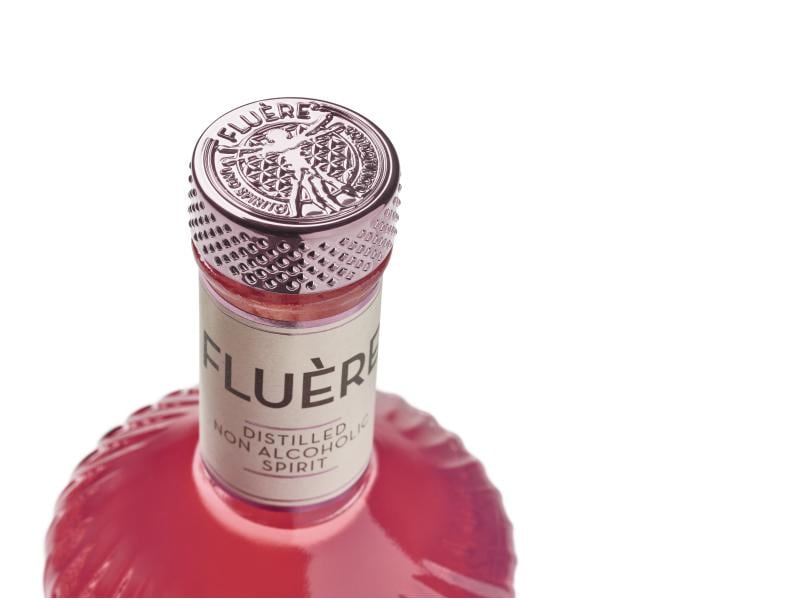 Fluère Drinks Non Alcoholic Raspberry Blend 0.7 l Fruchtiger Gin-Ersatz auf Basis von Wacholder