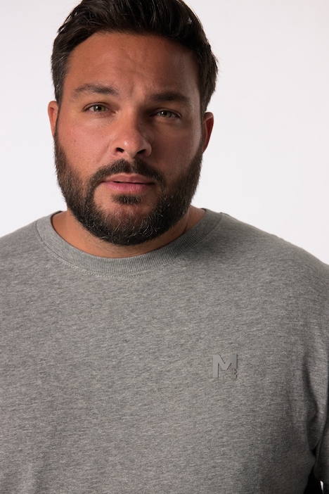 Men+ Langarmshirt, Basic, Rundhals, bis 8 XL