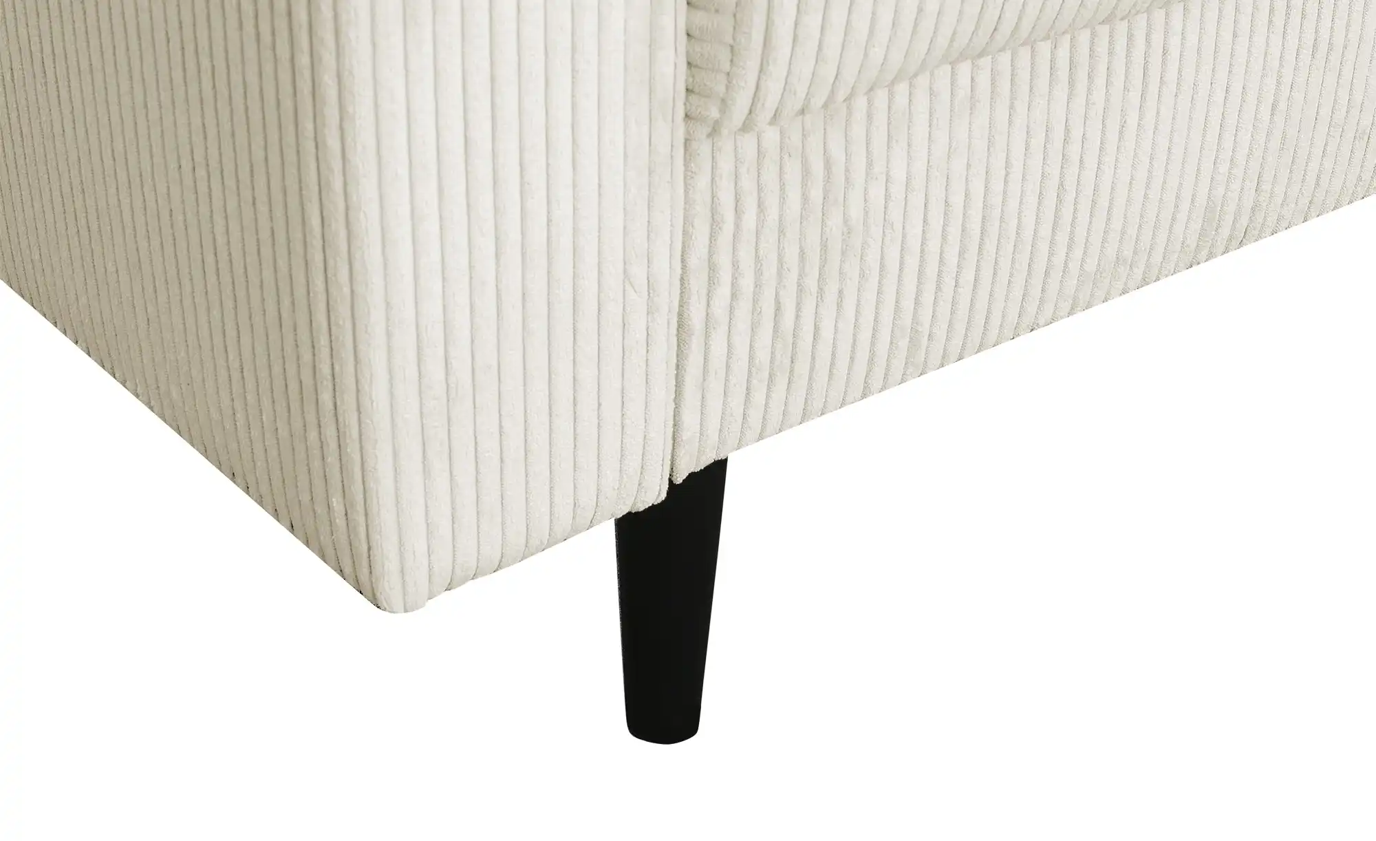 uno Ecksofa trendiger Cordstoff Livorno