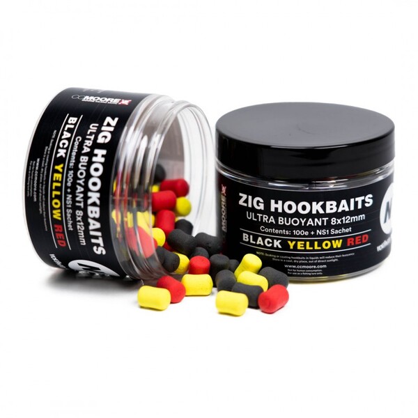 Appâts pour zig rig CC Moore NS1 Zig Hookbait 8x12mm (100 pièces)