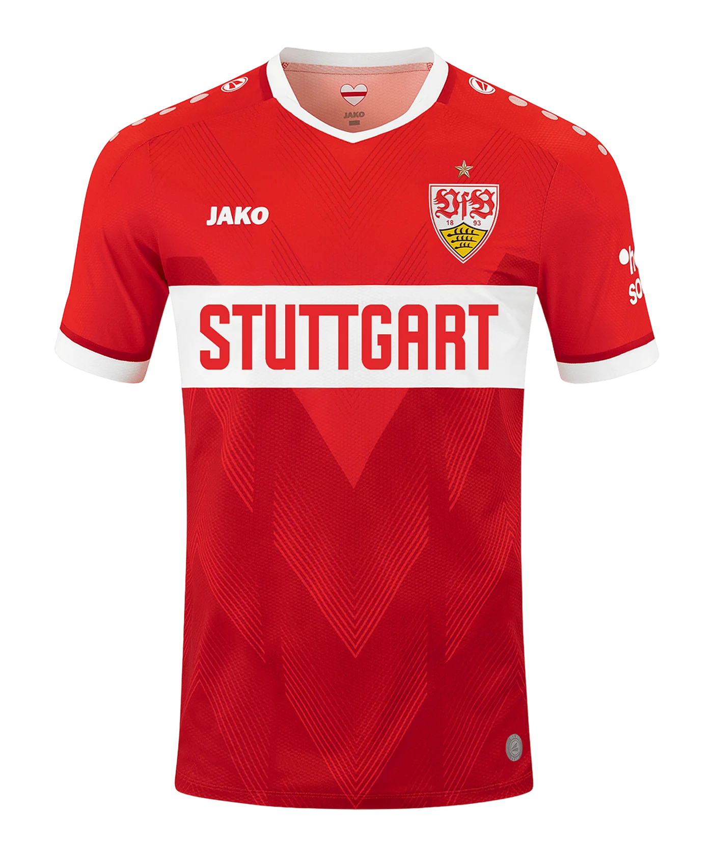 JAKO VfB Stuttgart Trikot Away 2024/2025 Kids Rot F110
