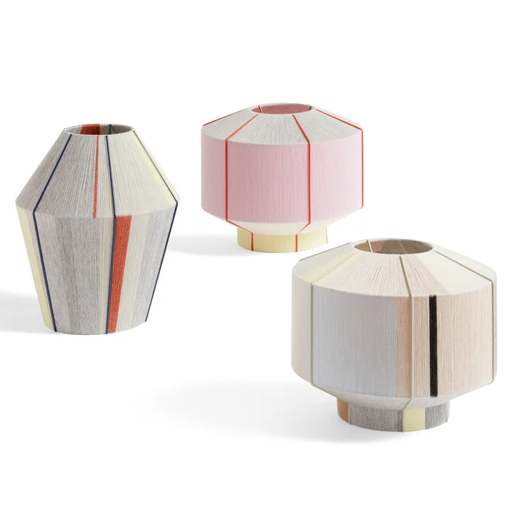 HAY - Bonbon Lampenschirm Ø 32 x H 38 cm, gelb melange