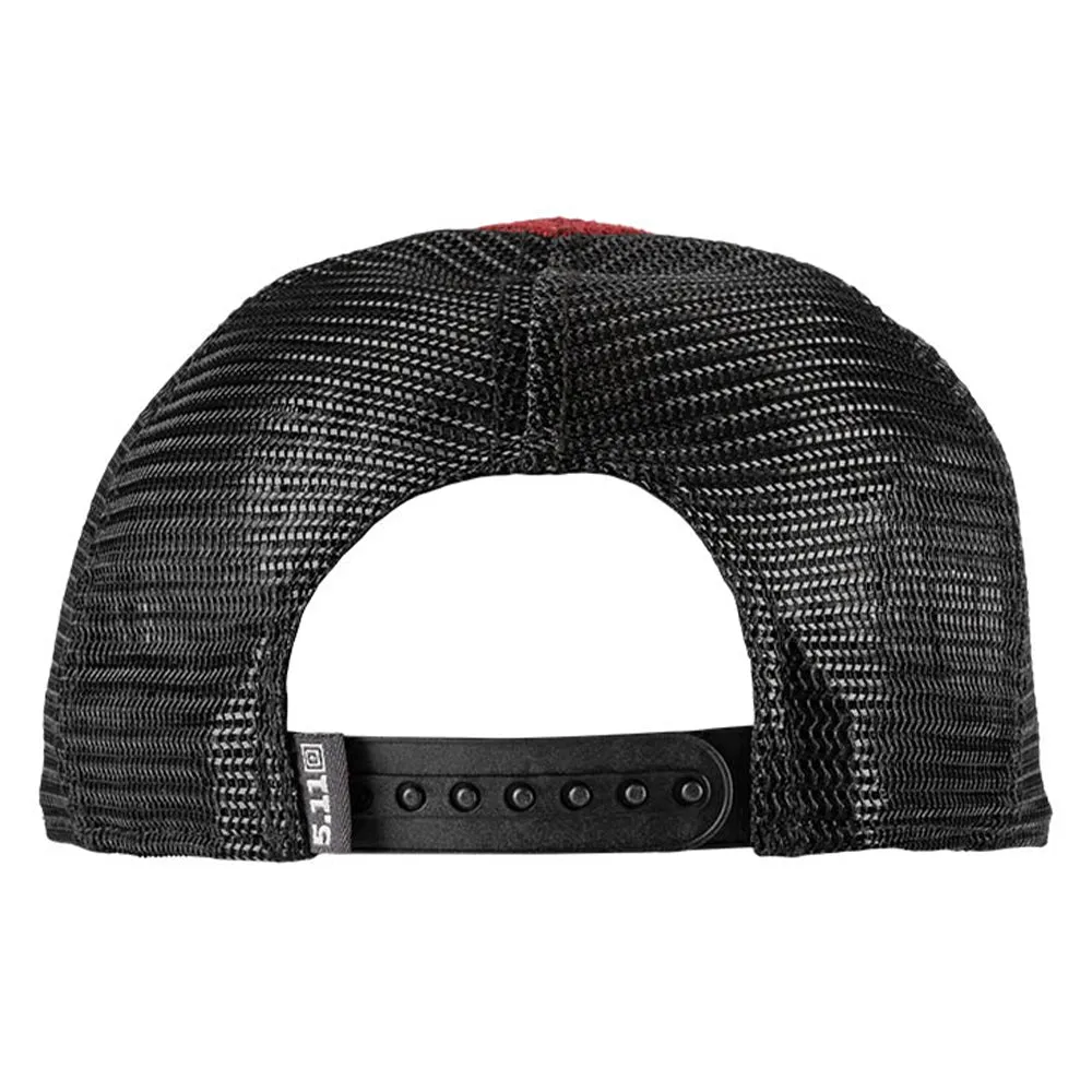 5.11 Tactical -  5.11 Cap Crossed Axe Mtn Truckerrot grün