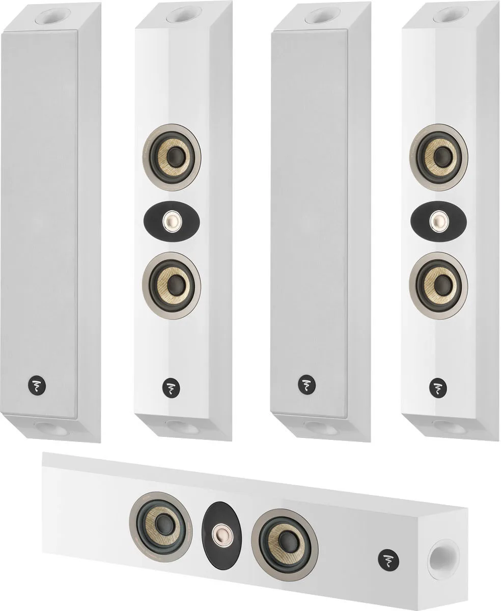 Focal On Wall 301 5.0 Blanc laqué Packs enceintes grand spectacle