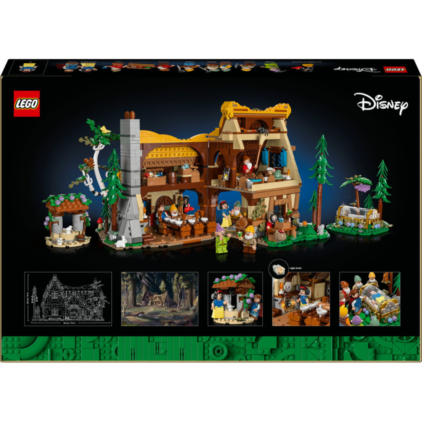 LEGO® Disney Die Hütte von Schneewittchen und den sieben Zwergen (43242, seltenes Set)