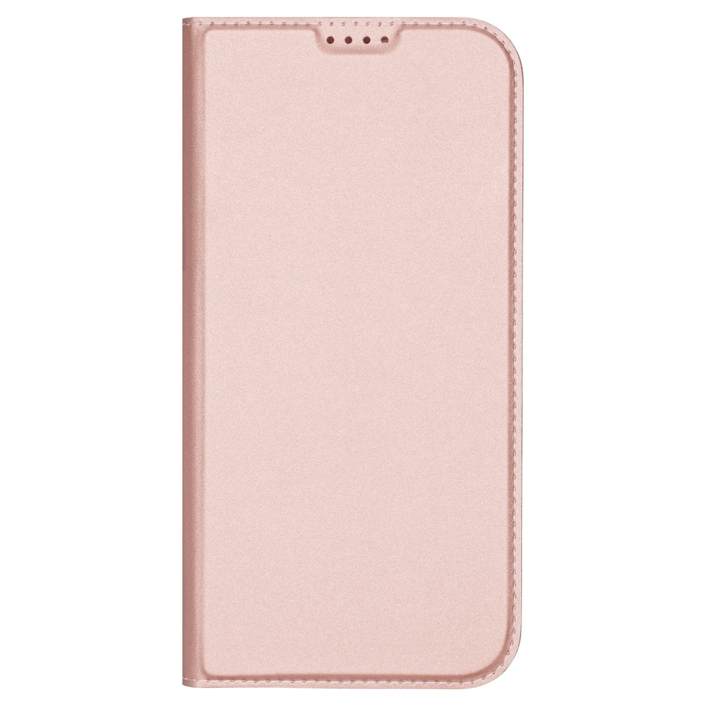 iPhone 16 Pro Flip Wallet Cover Leder Tasche - Roségold