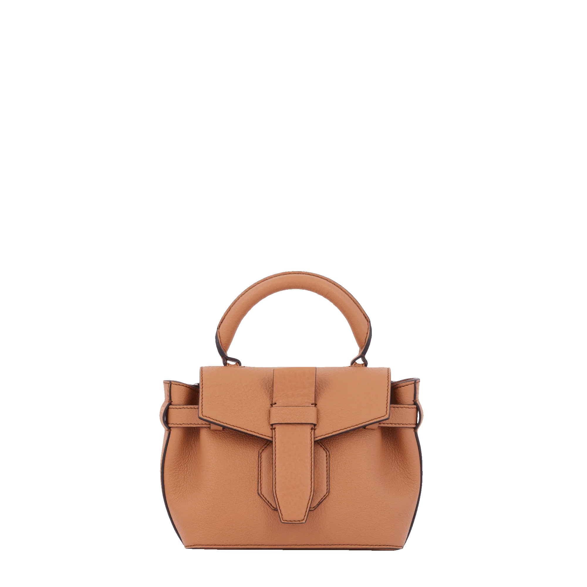 Mini sac porté main Charlie de Lancel-Camel