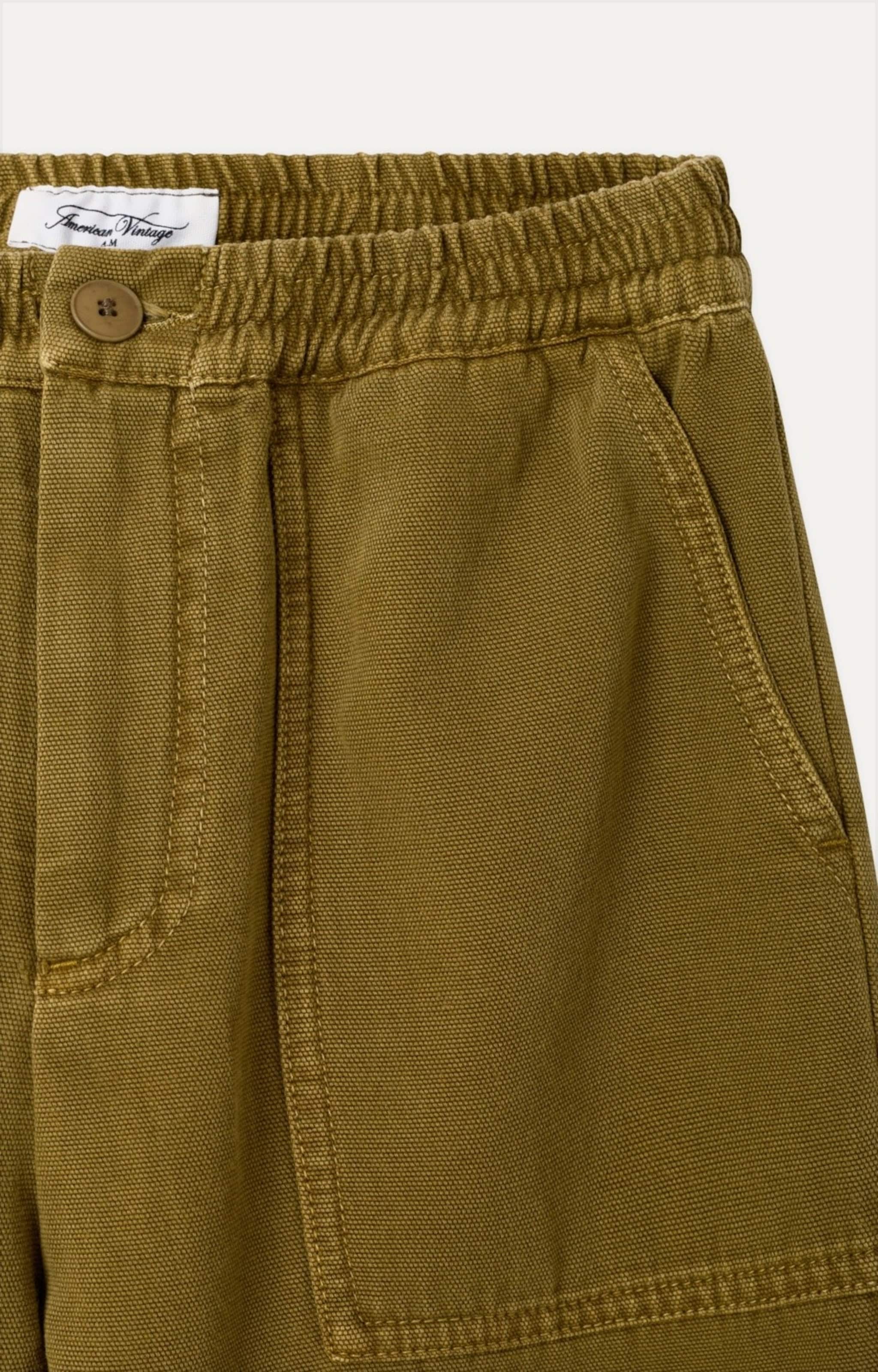 American Vintage Lycaz uniseks jeans  groen