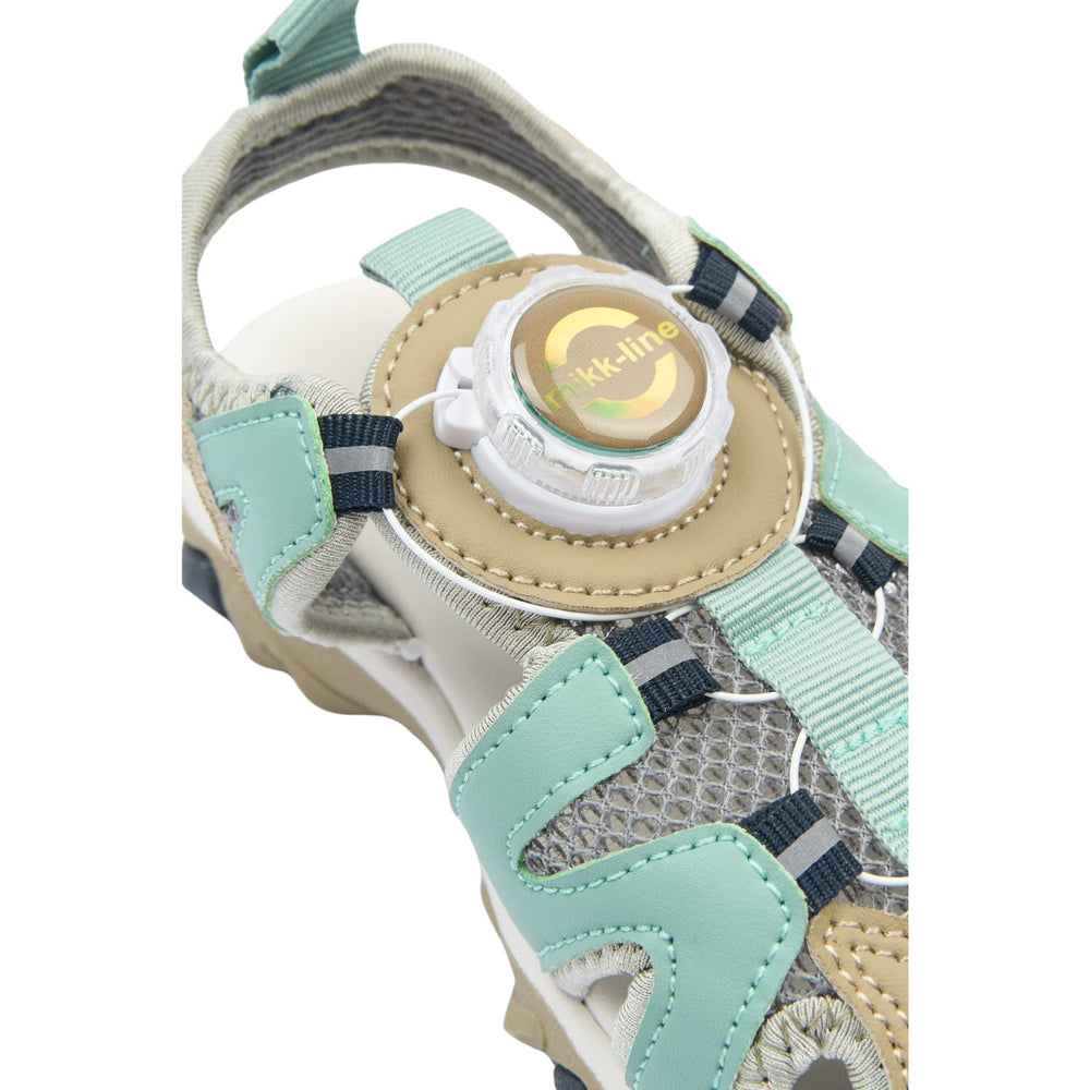 Køb Mikk-Line Stone Blue Sandal Med Mesh