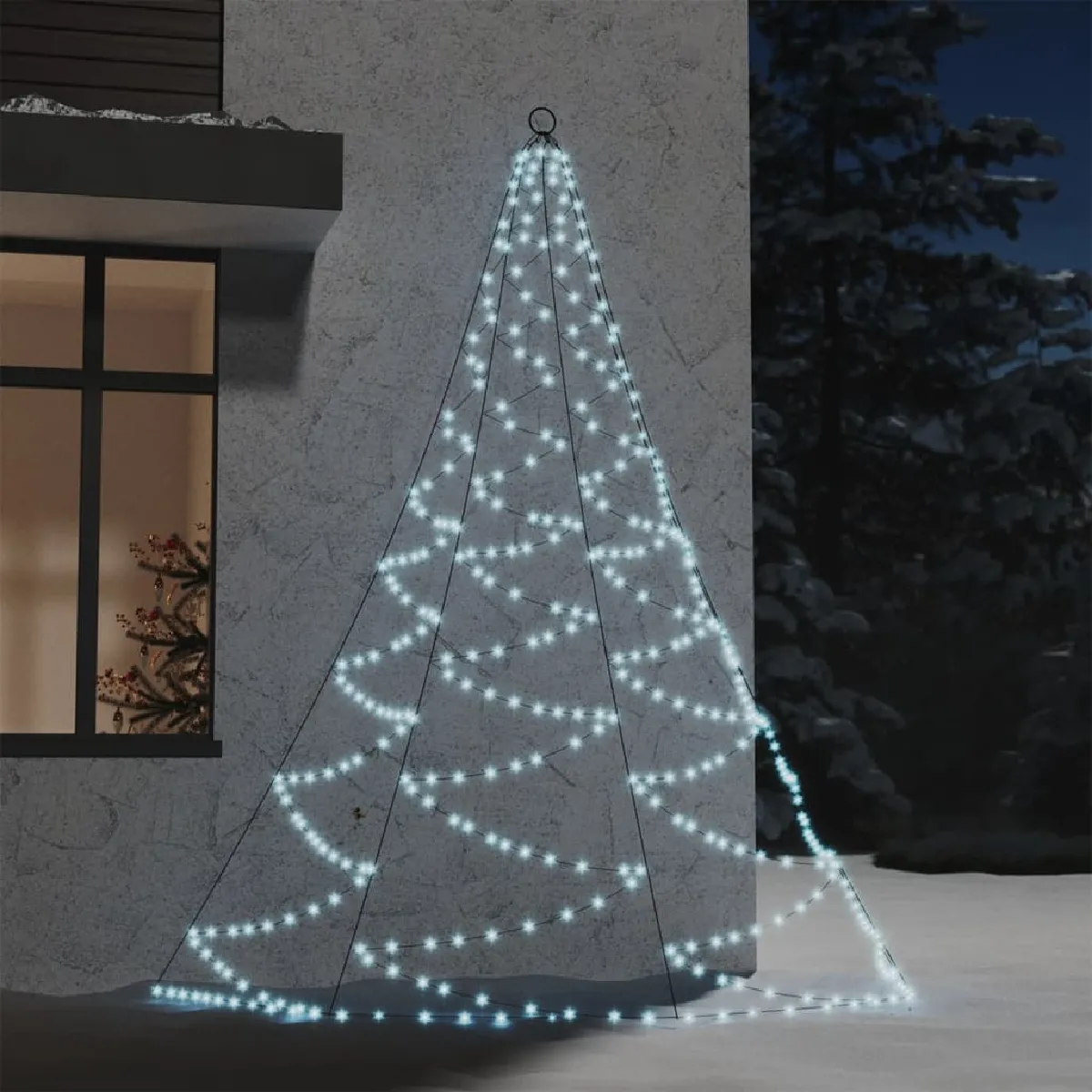 VidaXL Arbre Mural LED 260 Blanc Froid